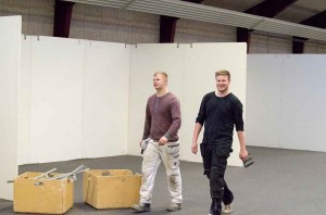 Opstilling af messe stande 2016